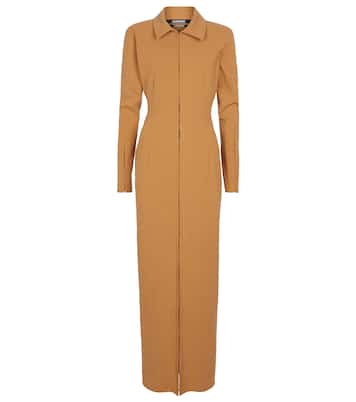 La Robe Obiou linen-blend maxi dress | Jacquemus