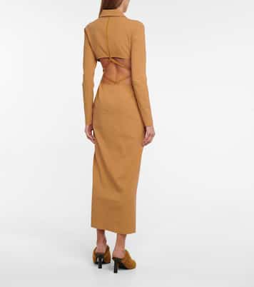 La Robe Obiou linen-blend maxi dress | Jacquemus