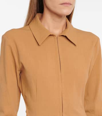 La Robe Obiou linen-blend maxi dress | Jacquemus