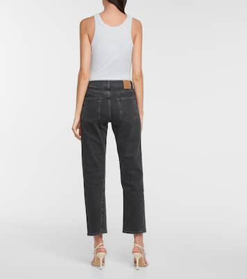 Jeans regular a vita media | Toteme