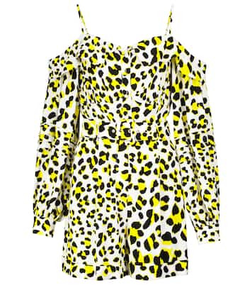 Combi-short Susanna en crêpe à imprimé léopard | Diane von Furstenberg
