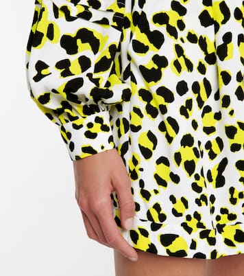 Combi-short Susanna en crêpe à imprimé léopard | Diane von Furstenberg