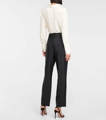 Fringe-trimmed wide-leg pants | Rodarte