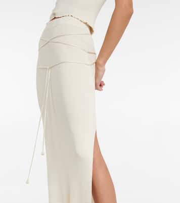 Falda midi Tassenka acanalada | Altuzarra