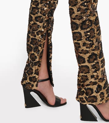 Pantalones de tiro bajo adornados | Dolce&Gabbana
