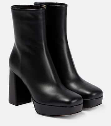 Stivaletti in pelle con plateau | Gianvito Rossi