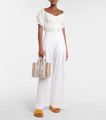 Off-Shoulder-Top aus Leinen | Chloé