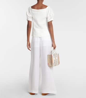 Off-Shoulder-Top aus Leinen | Chloé