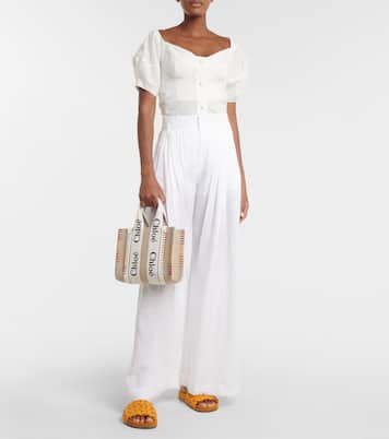 Off-Shoulder-Top aus Leinen | Chloé