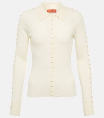 Cardigan Kepler in lana e seta | Altuzarra