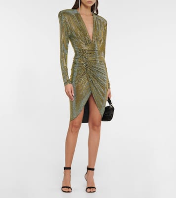 Minikleid aus Jersey mit Kristallen | Alexandre Vauthier