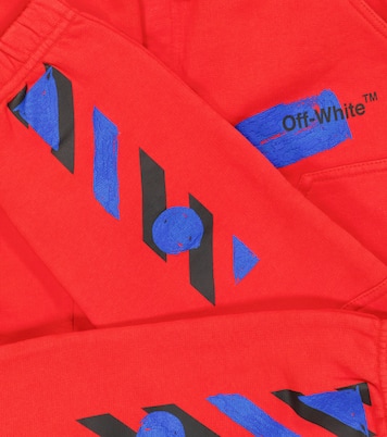 Printed cotton sweatpants | Off-White Kids