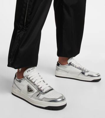 Sneakers Downtown in pelle con logo | Prada