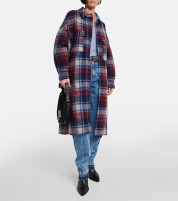 Fontizi checked coat | Marant Etoile
