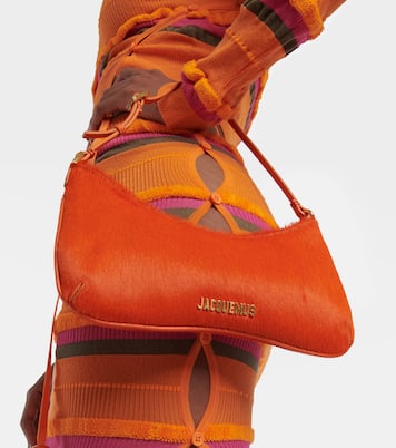 Le Bisou calf hair shoulder bag | Jacquemus