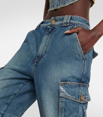 Sequin-embellished flared jeans | Alessandra Rich