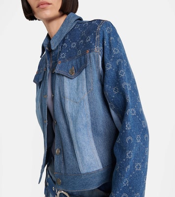Chaqueta Moonogram en denim patchwork | Marine Serre