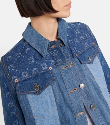 Chaqueta Moonogram en denim patchwork | Marine Serre