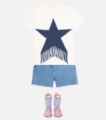 Verziertes T-Shirt aus Baumwolle | Stella McCartney Kids