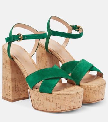 Bebe suede platform sandals | Gianvito Rossi
