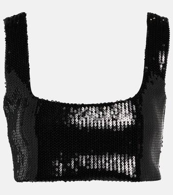 Top Beating Heart mit Pailletten | Galvan