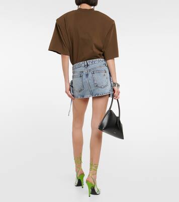 Mini-jupe en jean | The Attico