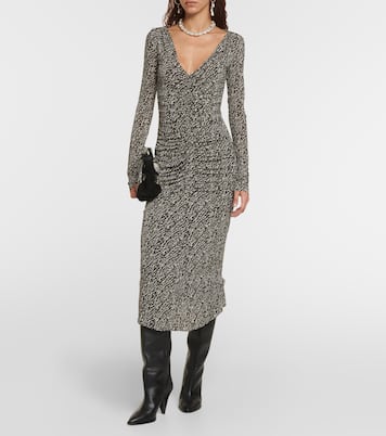 Laly printed jersey midi dress | Isabel Marant