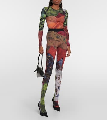 Moon Diamant jacquard mesh top | Marine Serre