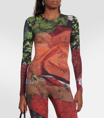 Moon Diamant jacquard mesh top | Marine Serre