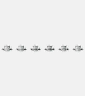 Architettura set of 6 coffee cups and saucers | Fornasetti