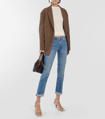 Le Garcon mid-rise cropped jeans | Frame