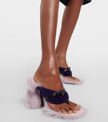 Sandalias Step Post con borrego | Burberry