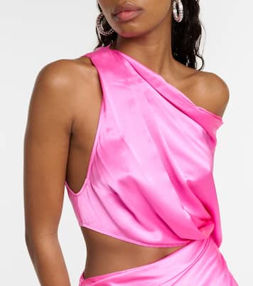 Robe longue en satin de soie | The Sei