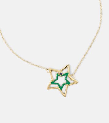 Bracciale Estrella in oro 9kt con smalto e zaffiro  | Aliita
