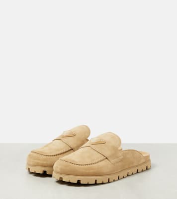 Slipper in suede | Prada