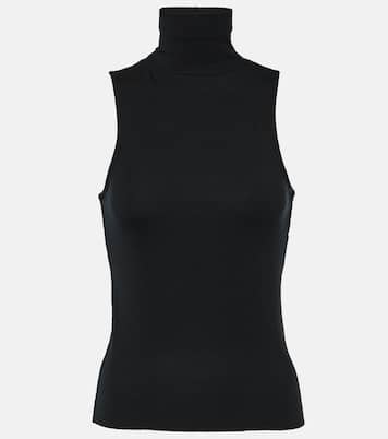 Ribbed-knit turtleneck top | Frame