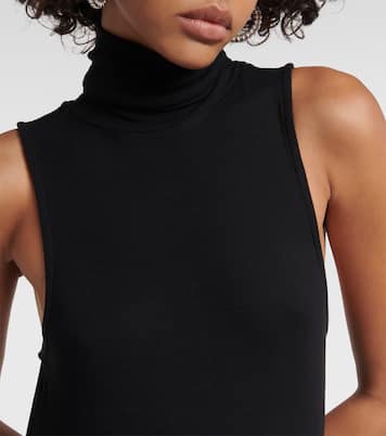 Ribbed-knit turtleneck top | Frame