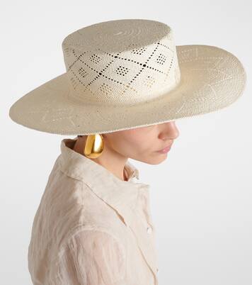 Cappello in paglia con logo | Ruslan Baginskiy