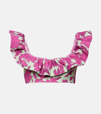 Top bikini con stampa floreale | La DoubleJ