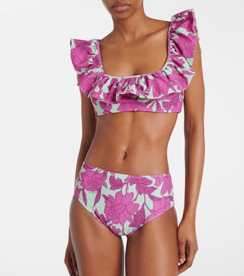 Top bikini con stampa floreale | La DoubleJ
