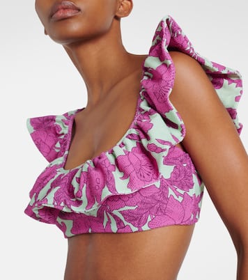 Top bikini con stampa floreale | La DoubleJ