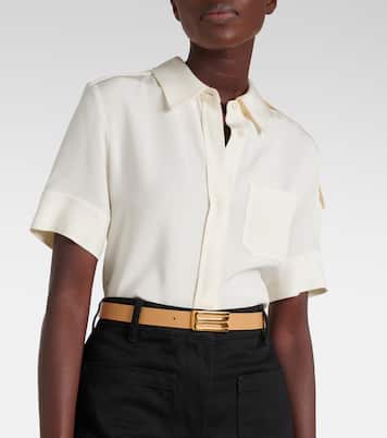 Frame leather belt | Victoria Beckham