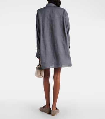 Chemise oversize en lin | Brunello Cucinelli