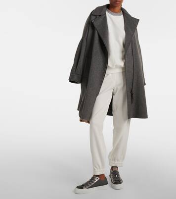 Sudadera de algodón con cuentas Monili | Brunello Cucinelli