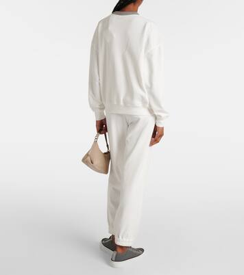 Sudadera de algodón con cuentas Monili | Brunello Cucinelli