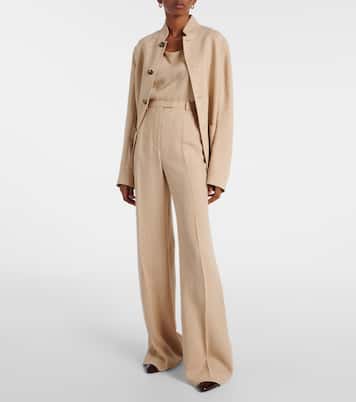 Pantalon évasé Emmit en lin | Loro Piana