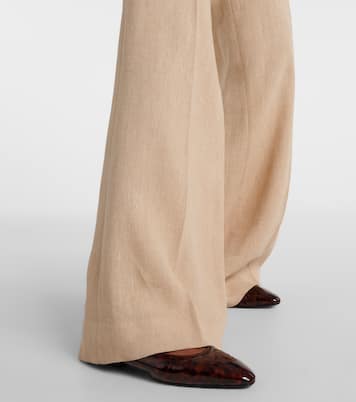 Pantalon évasé Emmit en lin | Loro Piana