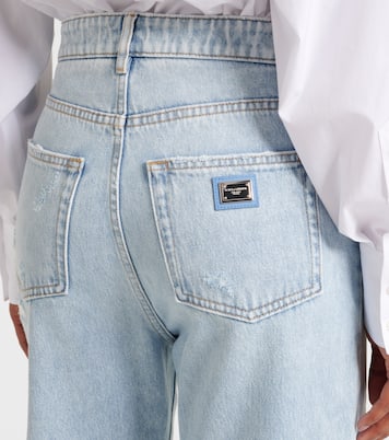 Jeans regular distressed a vita bassa | Dolce&Gabbana