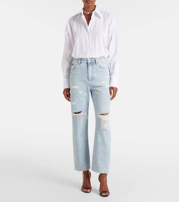 Jeans regular distressed a vita bassa | Dolce&Gabbana