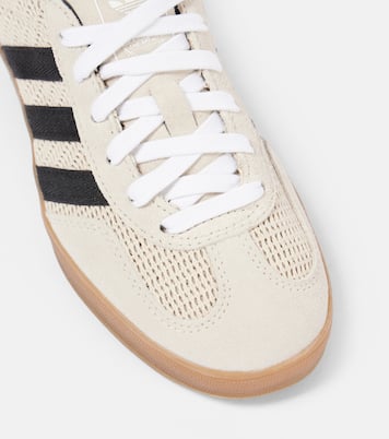 Gazelle Indoor suede-trimmed sneakers | Adidas